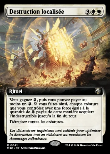 Destruction localisée, carte Magic M3C 41 — extension Modern Horizons 3 Commander