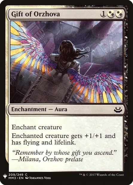 Don d'Orzhova, carte Magic PLST MM3-209 — extension The List