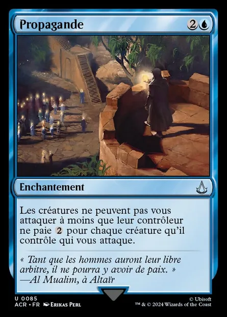 Propagande, carte Magic ACR 85 — extension Assassin's Creed