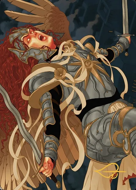 Aurelia, the Law Above // Aurelia, the Law Above, Magic card AMKM 41 — Murders at Karlov Manor Art Series set