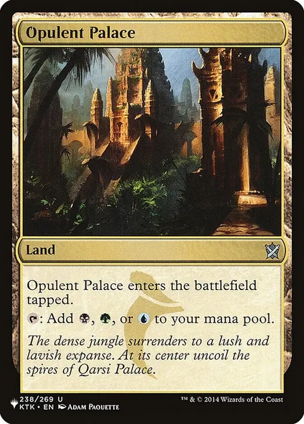 Opulent Palace, Magic card PLST KTK-238 — The List set