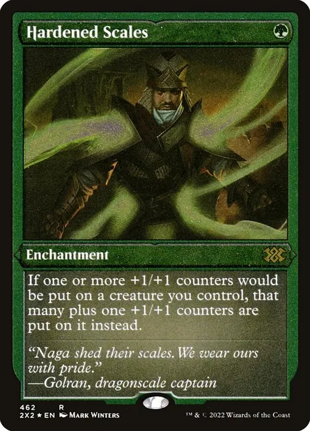 Hardened Scales, Magic card 2X2 462 — Double Masters 2022 set