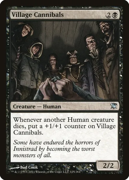 Village Cannibals, Magic card ISD 125 — Innistrad set