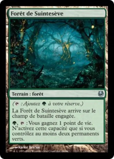 Forêt de Suintesève, carte Magic DDH 36 — extension Duel Decks: Ajani vs. Nicol Bolas