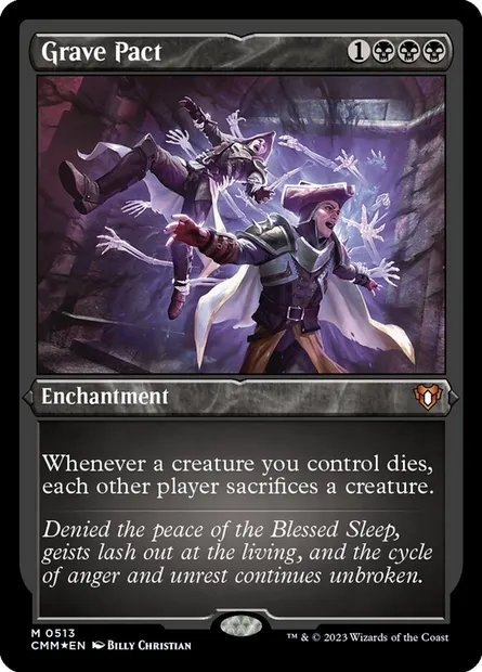 Grave Pact, Magic card CMM 513 — Commander Masters set
