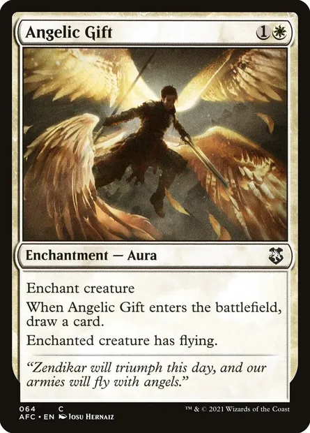Angelic Gift, Magic card AFC 64 — Forgotten Realms Commander set