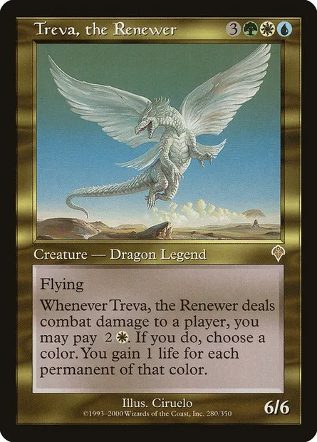 Treva, the Renewer, Magic card INV 280 — Invasion set