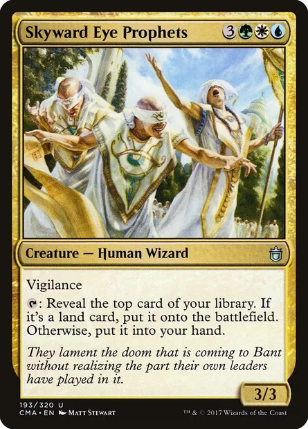 Skyward Eye Prophets, Magic card CMA 193 — Commander Anthology set