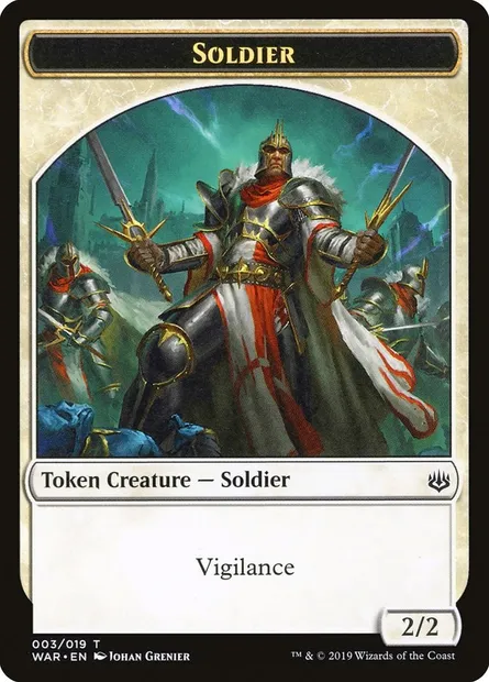 Soldier, Magic card TWAR 3 — War of the Spark Tokens set