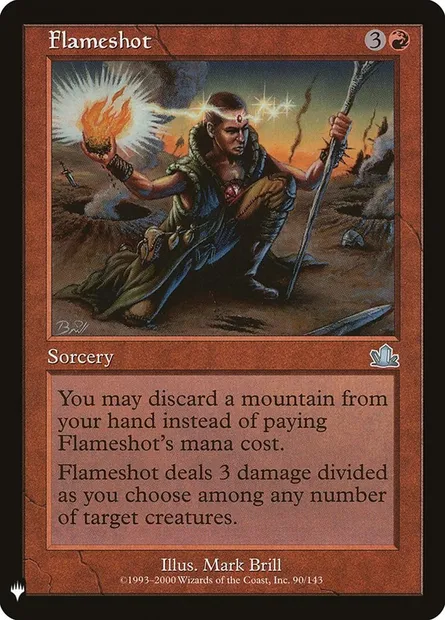 Coup enflammé, carte Magic PLST PCY-90 — extension The List