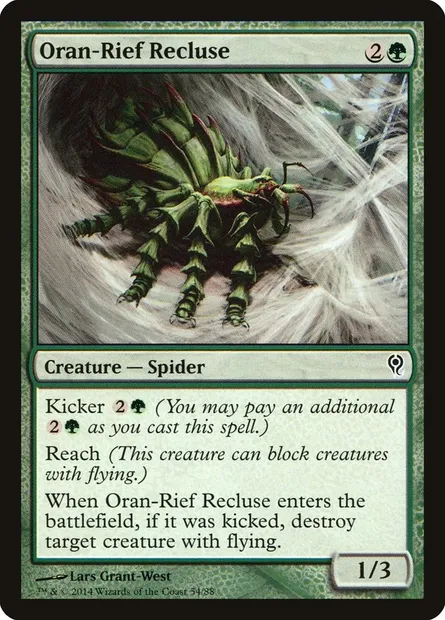 Oran-Rief Recluse, Magic card DDM 54 — Duel Decks: Jace vs. Vraska set