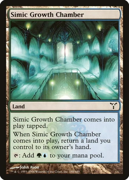 Simic Growth Chamber, Magic card DIS 180 — Dissension set