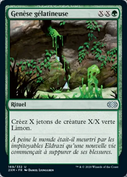 Genèse gélatineuse, carte Magic 2XM 169 — extension Double Masters