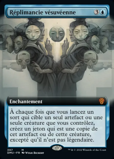 Réplimancie vésuvéenne, carte Magic DMU 397 — extension Dominaria Uni