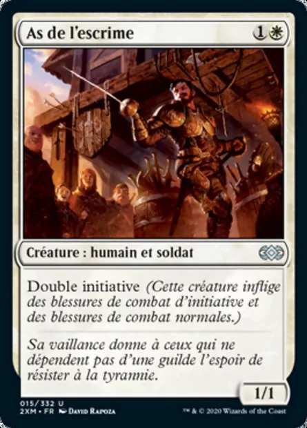 As de l'escrime, carte Magic 2XM 15 — extension Double Masters