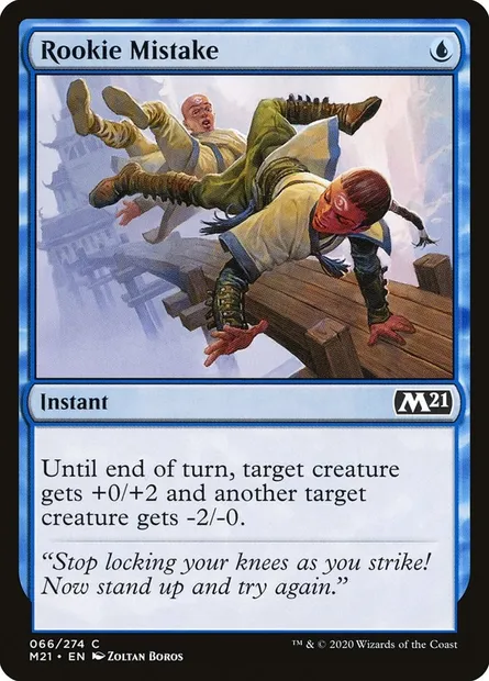 Rookie Mistake, Magic card M21 66 — Core Set 2021 set