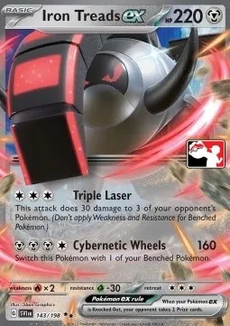 Iron Treads ex, Pokémon card PPS 143-3 — Play! Pokémon Prize Pack Series set