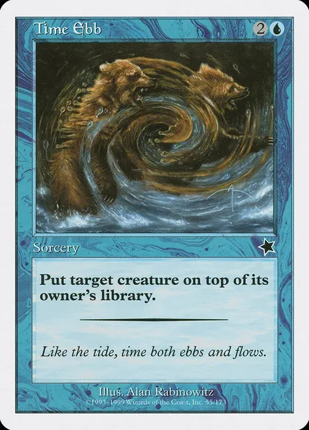 Time Ebb, Magic card S99 55 — Starter 1999 set