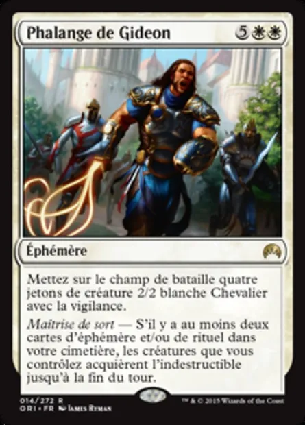 Phalange de Gideon, carte Magic ORI 14 — extension Magic Origines