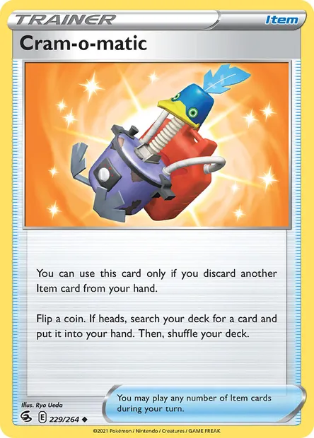 Cram-o-matic, Pokémon card FST 229 — Fusion Strike set