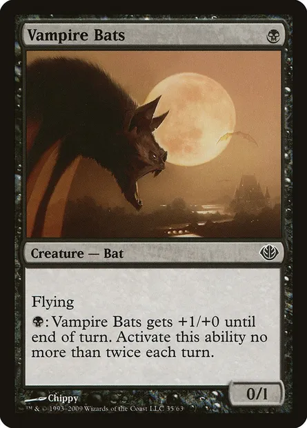 Vampire Bats, Magic card DDD 35 — Duel Decks: Garruk vs. Liliana set