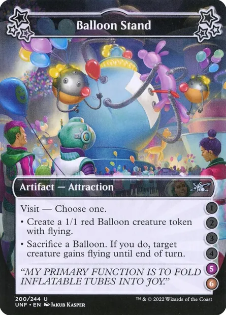 Balloon Stand, carte Magic UNF 200d — extension Unfinity