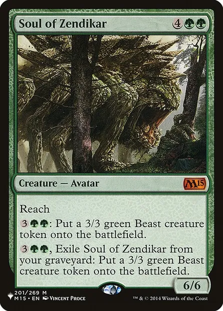 Soul of Zendikar, Magic card PLST M15-201 — The List set