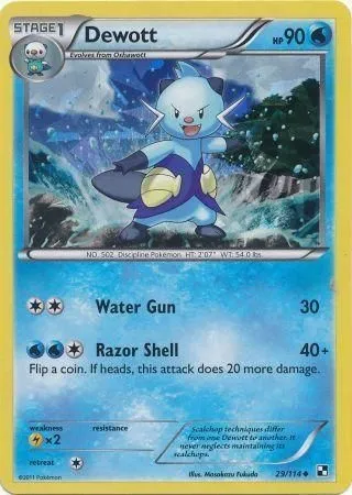 Mateloutre, carte Pokémon TDX 029 — extension Theme Deck & Blisters Exclusives