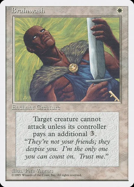 Brainwash, Magic card 4ED 11 — Fourth Edition set
