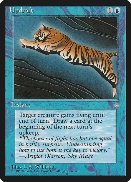 Updraft, Magic card ICE 105 — Ice Age set