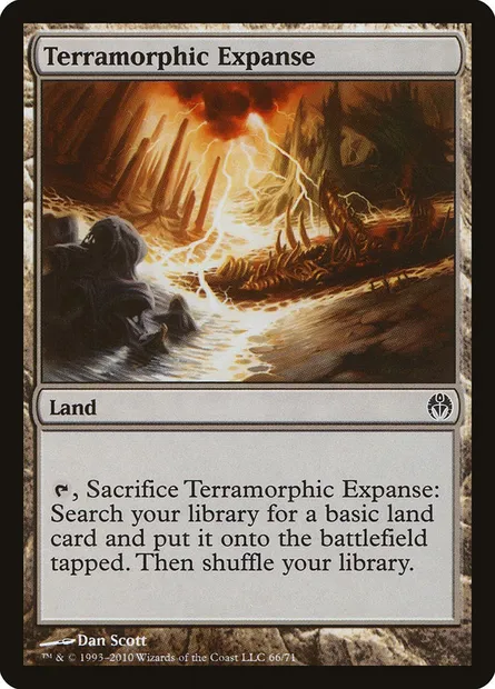 Terramorphic Expanse, Magic card DDE 66 — Duel Decks: Phyrexia vs. the Coalition set