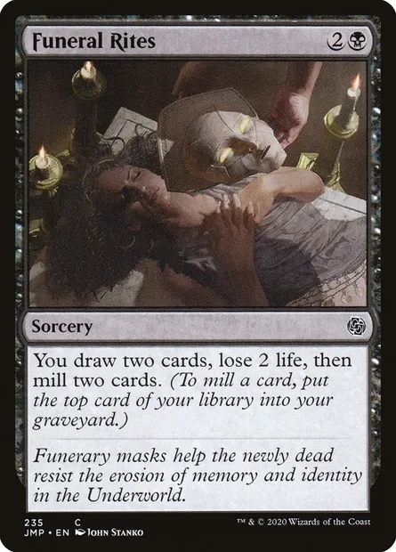 Funeral Rites, Magic card JMP 235 — Jumpstart set
