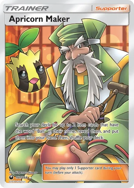 Apricorn Maker, Pokémon card CES 161 — Celestial Storm set