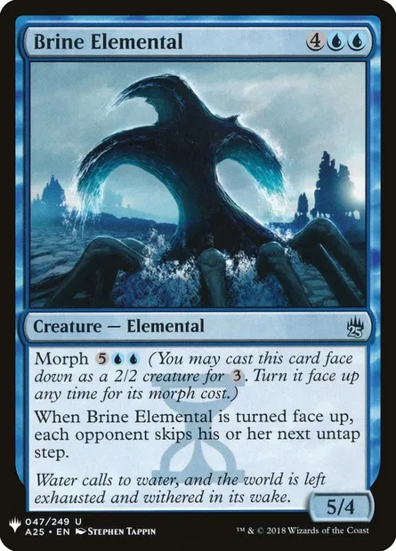 Brine Elemental, Magic card PLST A25-47 — The List set