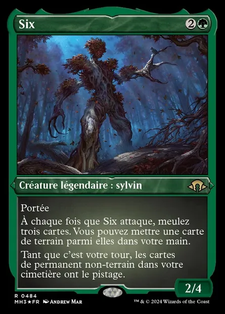 Six, carte Magic MH3 484 — extension Modern Horizons 3