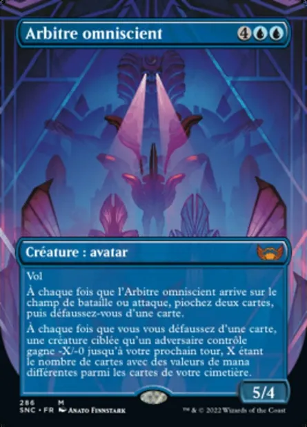 Arbitre omniscient, carte Magic SNC 286 — extension Les rues de la Nouvelle-Capenna
