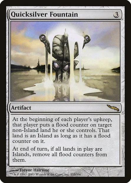 Quicksilver Fountain, Magic card MRD 233 — Mirrodin set