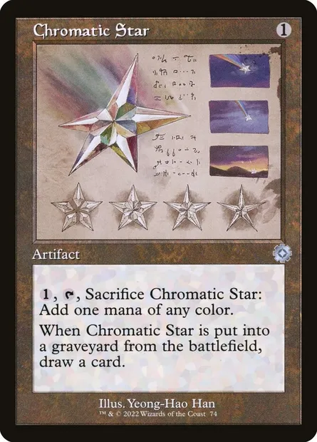 Chromatic Star, Magic card BRR 74 — The Brothers' War Retro Artifacts set
