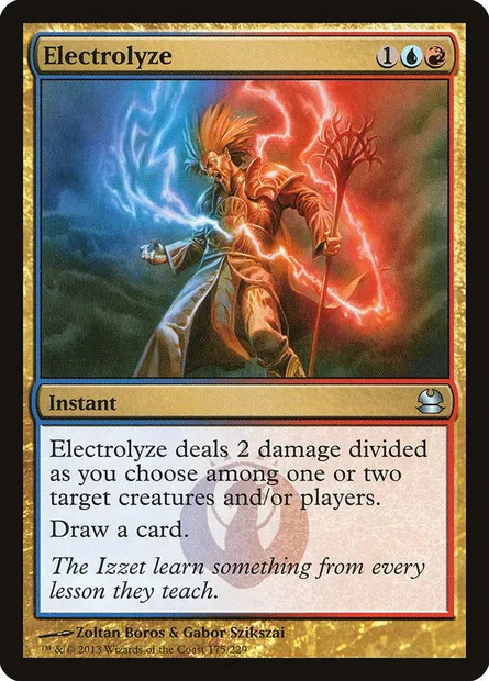 Électrolyse, carte Magic MMA 175 — extension Modern Masters