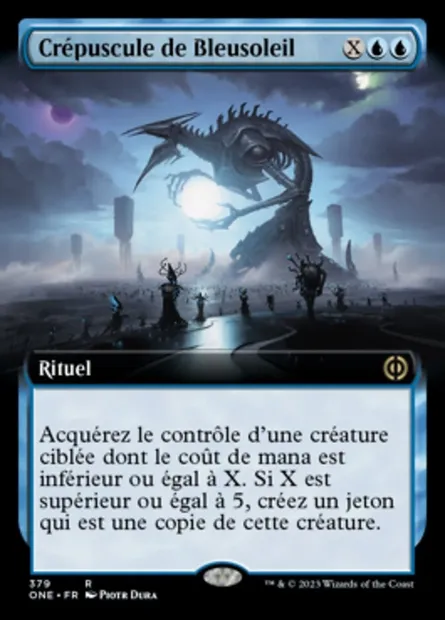 Crépuscule de Bleusoleil, carte Magic ONE 379 — extension Tous Phyrexians