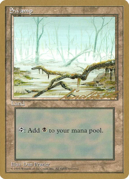 Swamp, Magic card PTC ll372 — Pro Tour Collector Set set