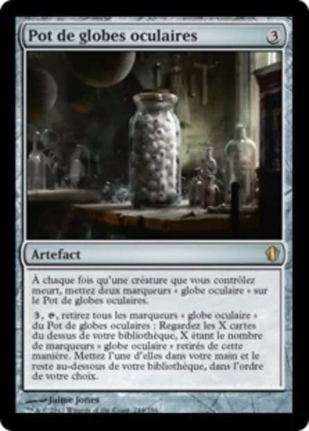 Pot de globes oculaires, carte Magic C13 244 — extension Commander 2013