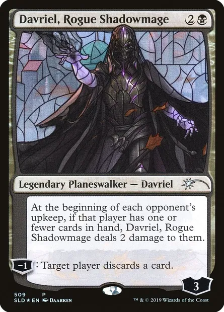 Davriel, Rogue Shadowmage, Magic card SLD 509 — Secret Lair Drop set