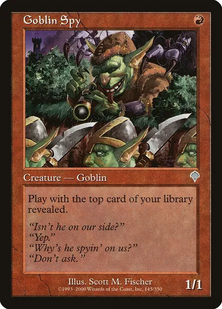 Espion gobelin, carte Magic INV 145 — extension Invasion
