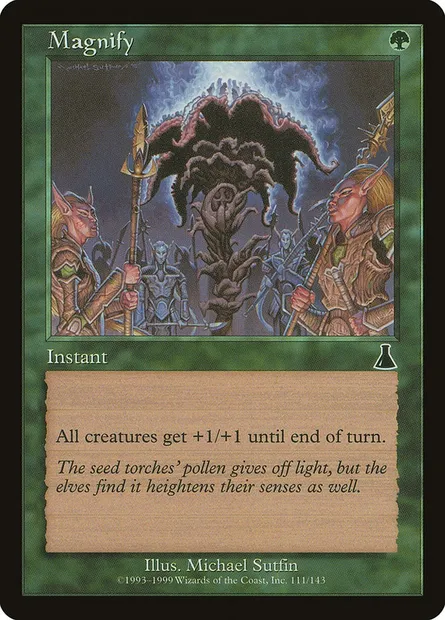 Magnify, Magic card UDS 111 — Urza's Destiny set