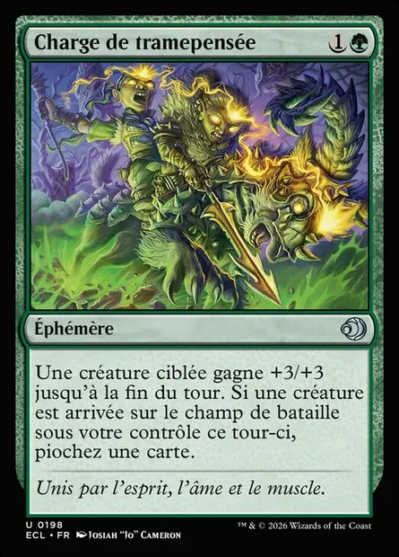 Charge de tramepensée, carte Magic ECL 198 — extension Lorwyn Eclipsed
