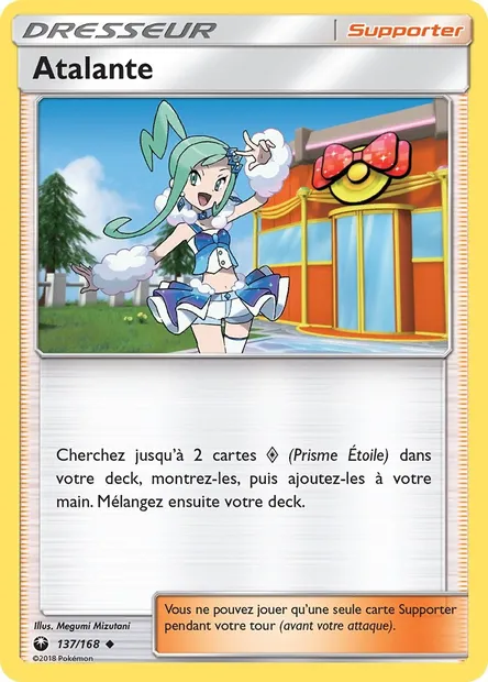 Atalante, carte Pokémon CES 137 — extension Tempête Céleste
