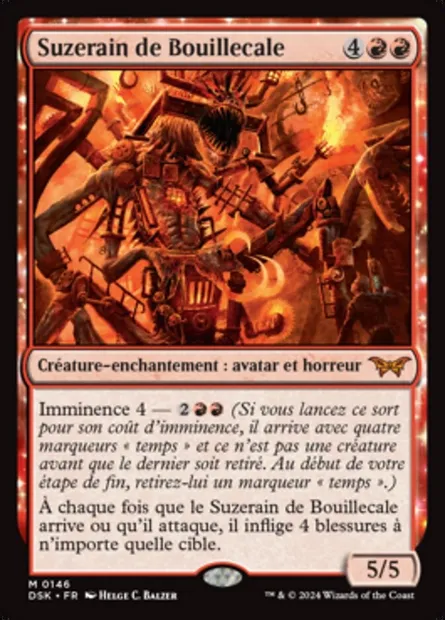 Suzerain de Bouillecale, carte Magic DSK 146 — extension Duskmourn: House of Horror