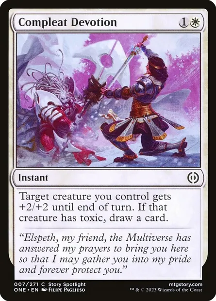 Compleat Devotion, Magic card ONE 7 — Phyrexia: All Will Be One set