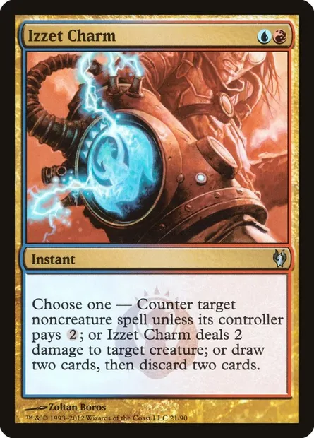 Charme d'Izzet, carte Magic DDJ 21 — extension Duel Decks: Izzet vs. Golgari